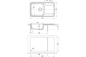 Мойка Кардинал 840, дюна СМс - 3