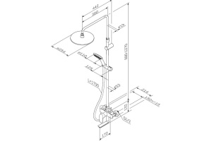 Душевая стойка Am.pm Like (F0780964) - 3