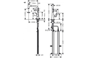 Смеситель для кухни Hansgrohe Metris Select M71 хром - 2
