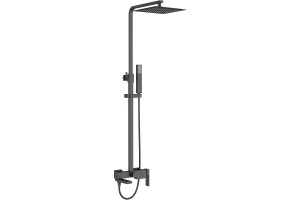 Душевая система Agger Great черная матовая