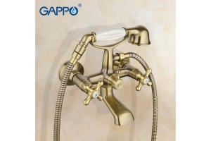 Смеситель для ванны с переключателем в корпусе бронза G3263-4