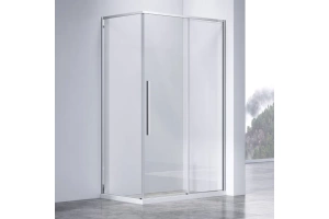 Душевой уголок Vincea Slim-N 110х80 профиль хром стекло прозрачное