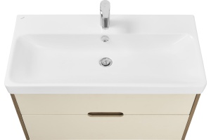 Тумба под раковину Aquaton Оливия 90 светлое дерево-бежевый