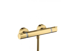 Смеситель для душа Hansgrohe Ecostat Comfort с термостатом полированное золото