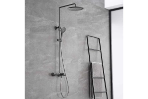 Душевая стойка Vincea Desire вороненая сталь - 2