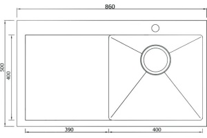 Металлическая мойка Seaman SMV-860 (SMV-860L.A) - 2