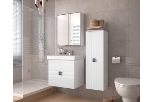 Зеркало-шкаф Style Line Амарант 60 белый - 2