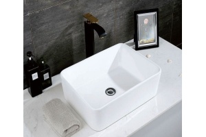 Раковина накладная CeramaLux N 48 см белый (9103) - 2