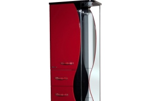 Шкаф-пенал Bellezza Рио 50 L красный с черным - 3