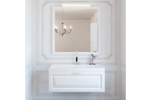 Мебель для ванной Aqwella 5 stars Империя 80 белый глянец
