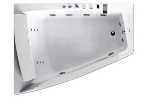 Акриловая ванна Gemy 170х130 с гидромассажем (G9056 B L) - 3