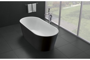 Акриловая ванна BelBagno BB71-1700-NERO - 2