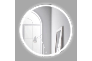 Зеркало BelBagno 90х90 с подсветкой, подогревом (SPC-RNG-900-LED-TCH-WARM)