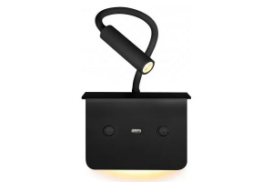 Бра с полкой iLedex Support 7031C BK