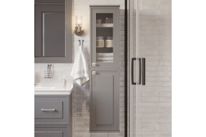 Шкаф-пенал STWORKI Хадстен R, серый