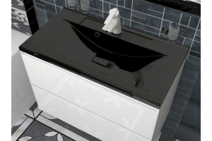 Раковина накладная Stella Polar Корвет 80 черный - 2