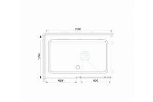 Душевой уголок RGW Stilvoll SV-42-1B 150x100 профиль черный стекло прозрачное - 3