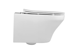 Подвесной унитаз Vincea Edge-M белый с сиденьем микролифт - 2
