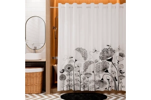 Штора для ванной Wasserkraft Ammer 200х200 рисунок белый - 2