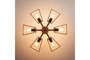 Потолочная люстра Eurosvet 70056 70056/6 черный - 3