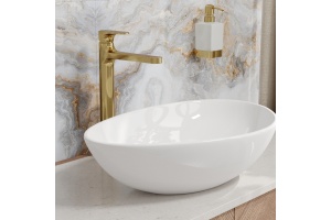 Смеситель для раковины WasserKRAFT Neckar глянцевое золото - 2