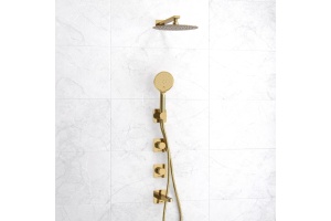 A7651.304.305.183.208.280.197.207 Встраиваемый комплект для ванны с верхней душевой насадкой, лейкой - 2