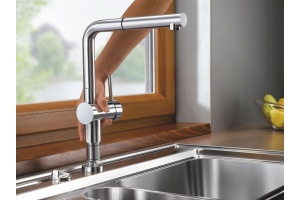 Смеситель для кухонной мойки Blanco Linus хром (512402) - 3