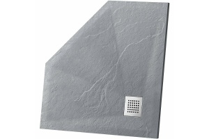 Душевой поддон из искусственного камня Vincea 100х100 серый