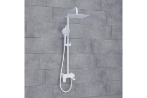 Душевая система WasserKraft 25 белый матовый - 2