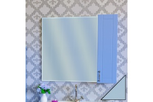 Зеркало-шкаф Sanflor Глория 85 R, серый