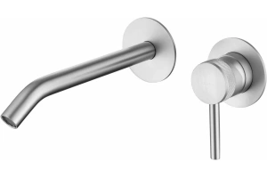 Смеситель для раковины Allen Brau Priority сталь матовый