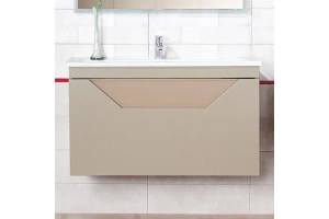 Тумба под раковину Бриклаер Брайтон 100 глиняный серый (4627125415777)