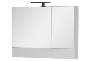 Зеркало-шкаф Aquanet Нота 90 камерино белый - 3