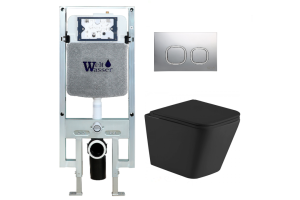 Комплект Weltwasser AMBERG 497 ST + GELBACH 004 MT-BL + AMBERG RD-MT CR (10000006692)