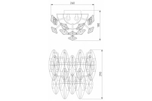 Накладной светильник Bogate's Onyx 372/2 Strotskis - 3