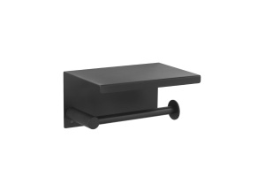 Держатель для туалетной бумаги Boheme Uno черный матовый