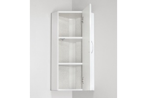 Зеркало-шкаф Style Line Эко Стандарт 30 угловой, белый - 2