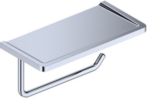 Держатель туалетной бумаги Wasserkraft K-1325 с полочкой для телефона