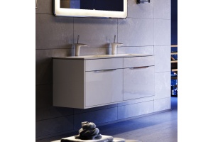 Тумба с раковиной Aqwella 5 stars Malaga 120 белая - 2