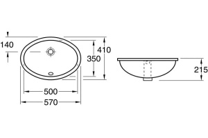 Раковина Villeroy & Boch Evana 61470001 - 3