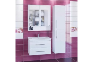 Тумба с раковиной подвесная Санта Вегас 75 белый - 3