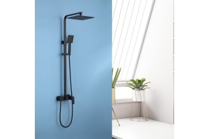 Душевая стойка ABBER Daheim черный матовый (AF8220B) - 3