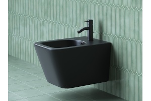 Подвесное биде Ceramica Nova Metric черное матовое - 2