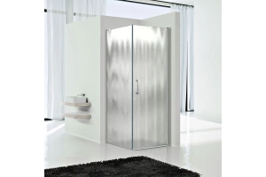 Боковая стенка Vincea Orta 90х190 хром стекло рифленое - 2