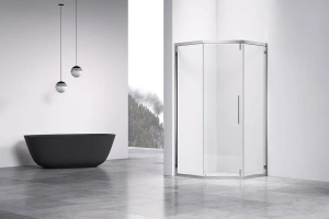 Душевой уголок Vincea Show 100x100 профиль хром стекло прозрачное - 2