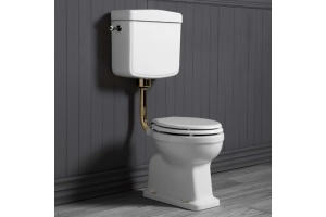 Унитаз Simas Londra приставной с крышкой, белый (LO901bi) - 3