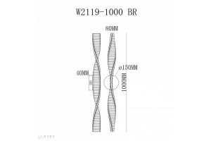 Бра iLedex Vision W2119-1000 BR - 2