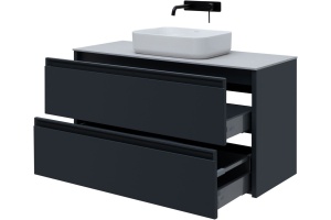 Тумба под раковину Allen Brau Fantasy 120 черный матовый - 3