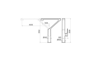 Смеситель для кухни Omoikiri Tara светлое золото/вороненая сталь (4994396) - 2