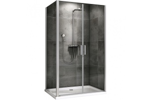 Душевой уголок Abber Sonnenstrand 100х75 хром стекло прозрачное